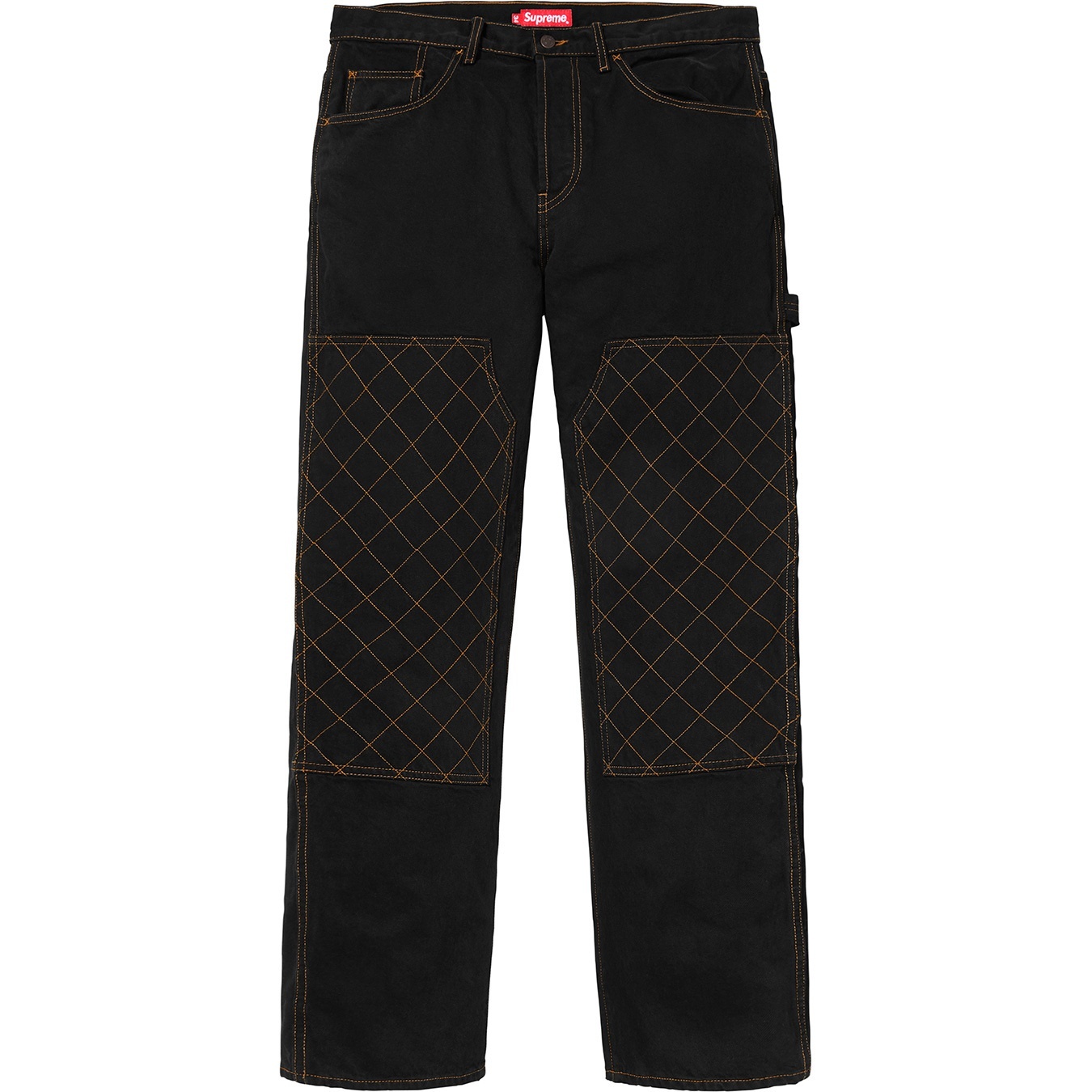 Diamond Stitch Carpenter Jean view 4